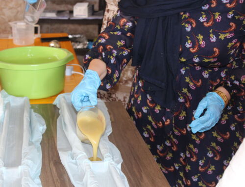 Young people in Iraq make traditional soaps
