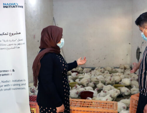 In Iraq, men learn that women have the right to education and jobs