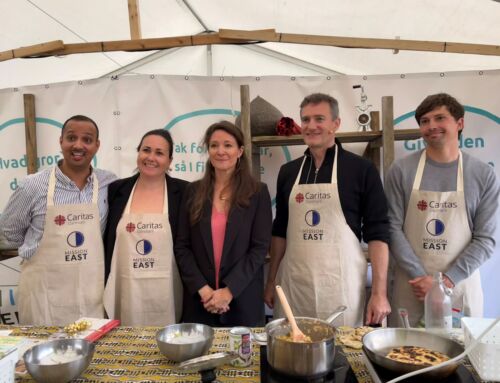 Køkkenkamp til stregen og debat på Verdensmålenes Plads