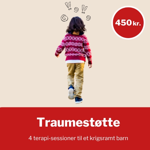 Traumestøtte Doner traumestøtte af 4 terapi-sessioner til et krigsramt barn